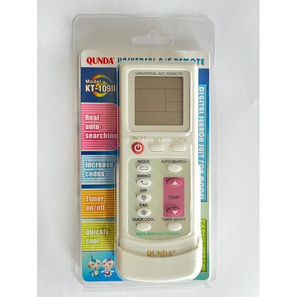 کنترل همه کاره کولر گازی کیوندا مدل KT-109 ll