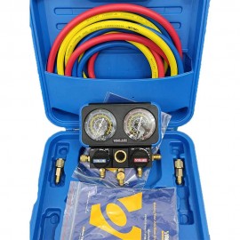 گیج دوقلو فشار ولیو مشکی مدل VRM2-B-0401